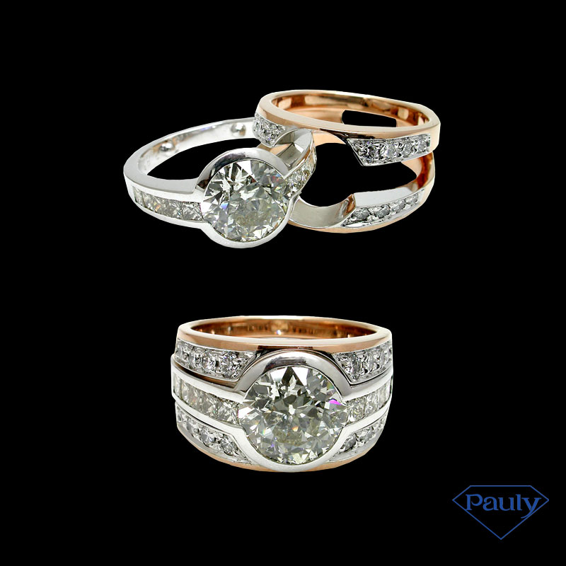 Diamantring Kombination